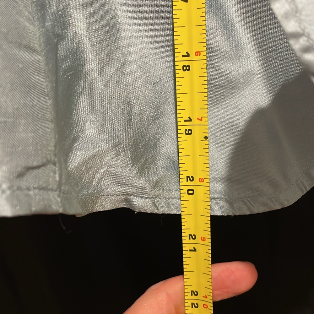 Silk Talbots Blue-Gray Short Jacket - Picture 7 of 8